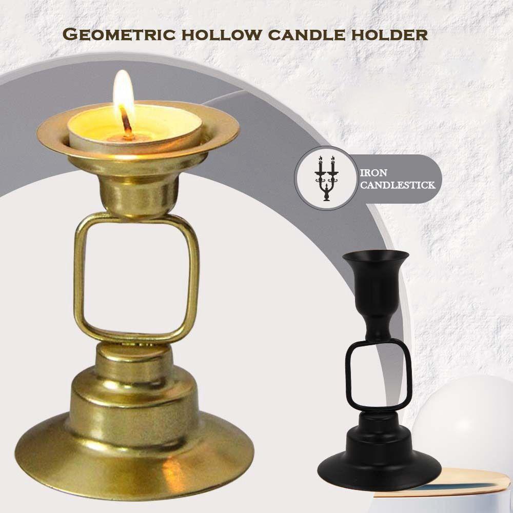 2Pcs/set Unique French-style Candle Holder Durable Desktop Candlestick  Living Room