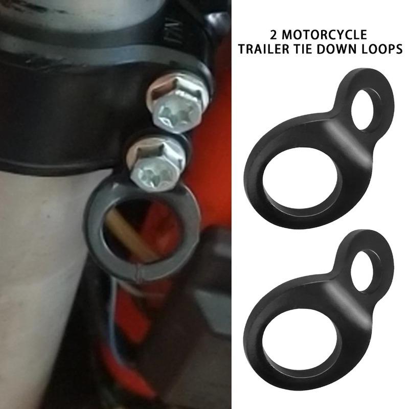 10PCS D-Ring Tie Down Anchors - Multi-Purpose Tightening Hooks for Truck Bed Vehicle Bicycle Motorcycle Trailer