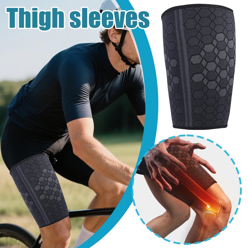 1 PC Thigh Compression Sleeves Joint Protection and Support for Running Sports Leg Pain Relief Leg Brace for Men and Women