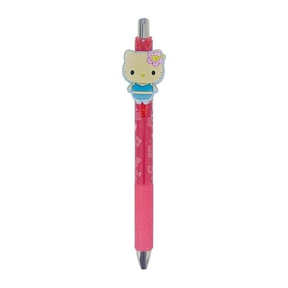 A-Planning Sanrio Characters Mechanical Pencil with Mascot - Blue Swimsuit - Pen: H150x12mm K6316A - Nostalgic Heisei Gal Series! Comes with a Cute