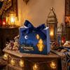10Pcs Multicolor Eid and Ramadan Gift Boxes Star/Moon Satin Ribbon Bow Ramadan Gift Box DIY Simple Gift Packaging Bags