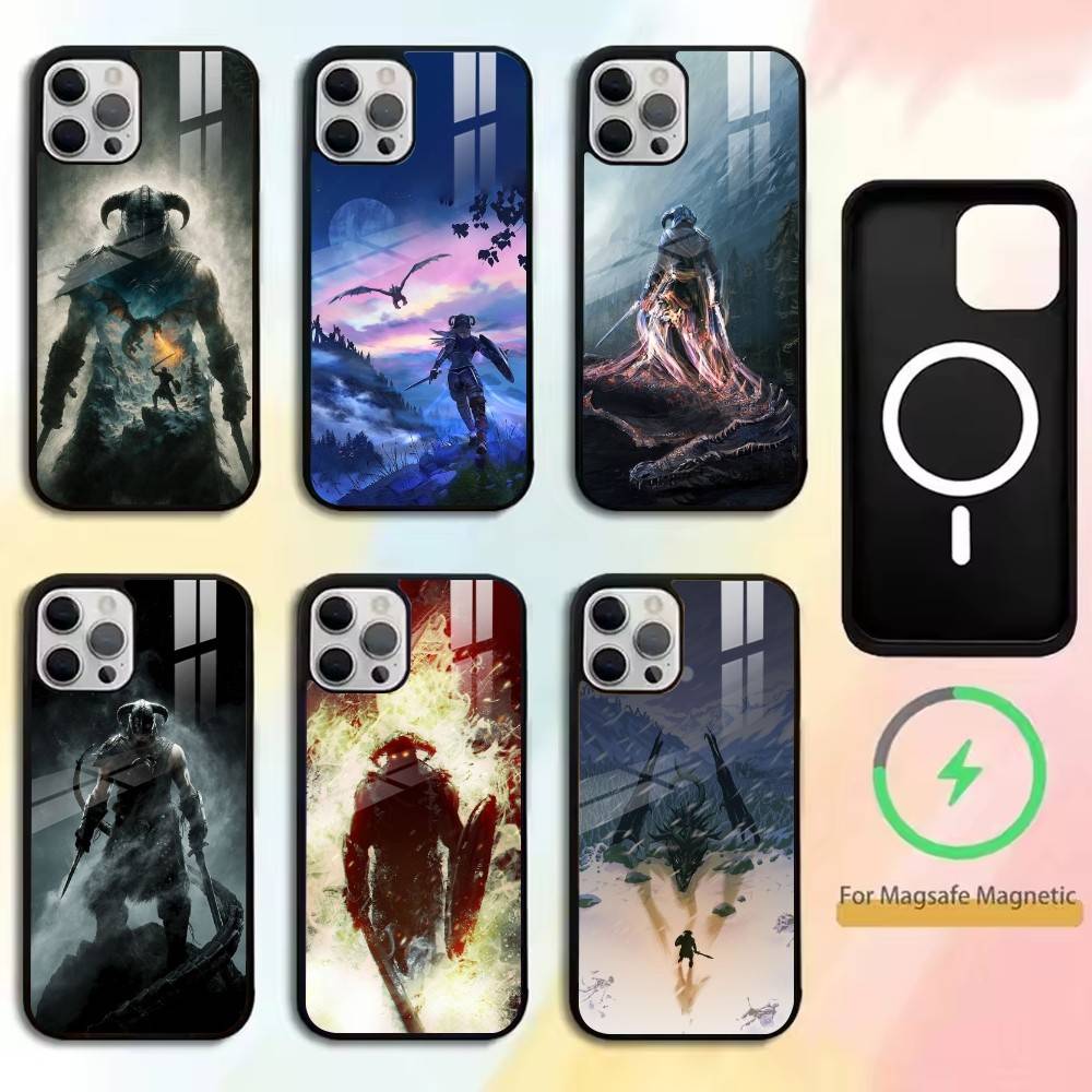 Dragonborn Phone Case For iPhone17,16,15,14,13,12,11 Plus,Pro Magnetic with Magsafe Wireless Charging