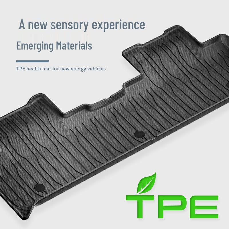 Compatible TPE Floor and Trunk Mats for 2021 BYD Song PLUS