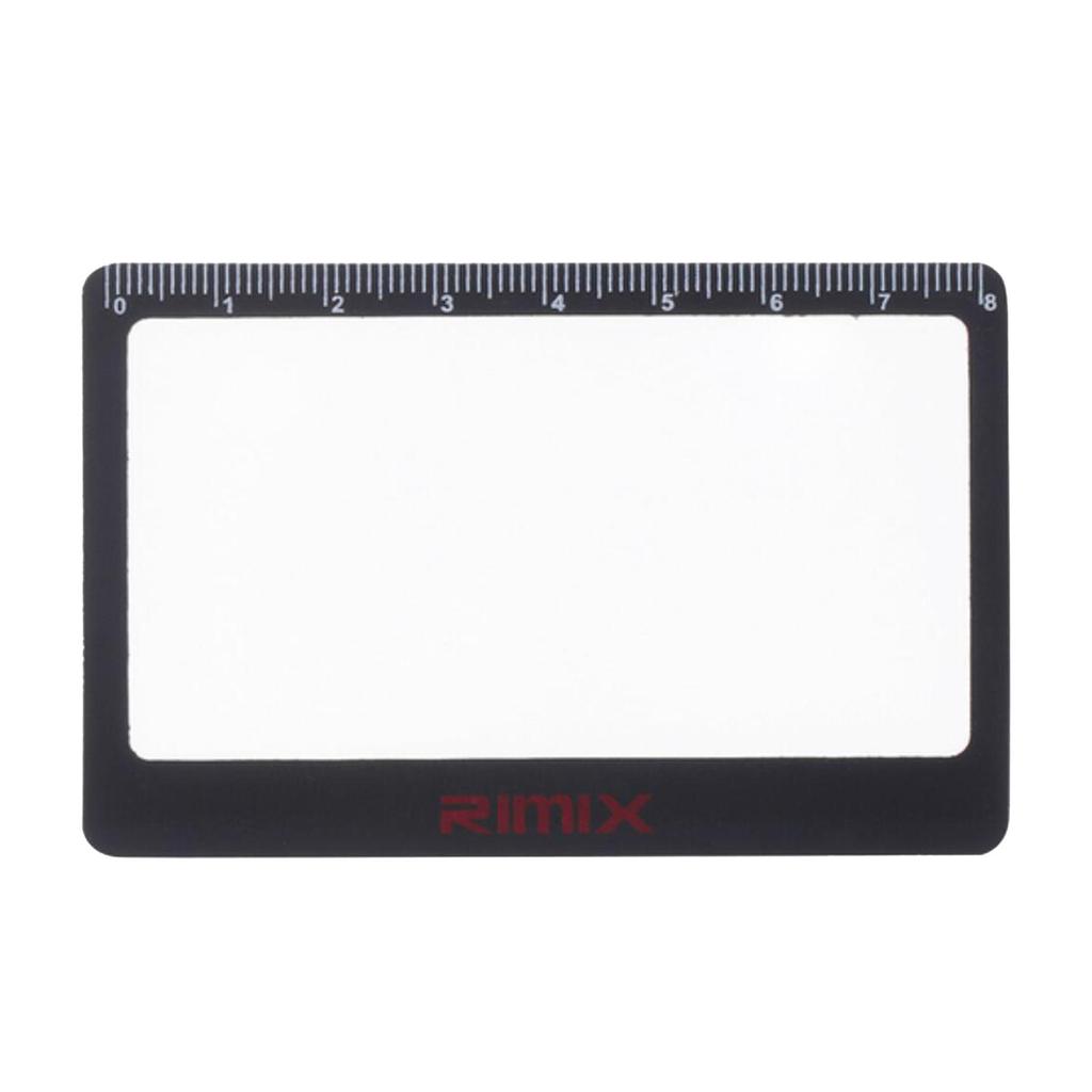 Card Size 3x Magnifying Glass, Reading Magnifying Glass Has 3x Lens Pocket
