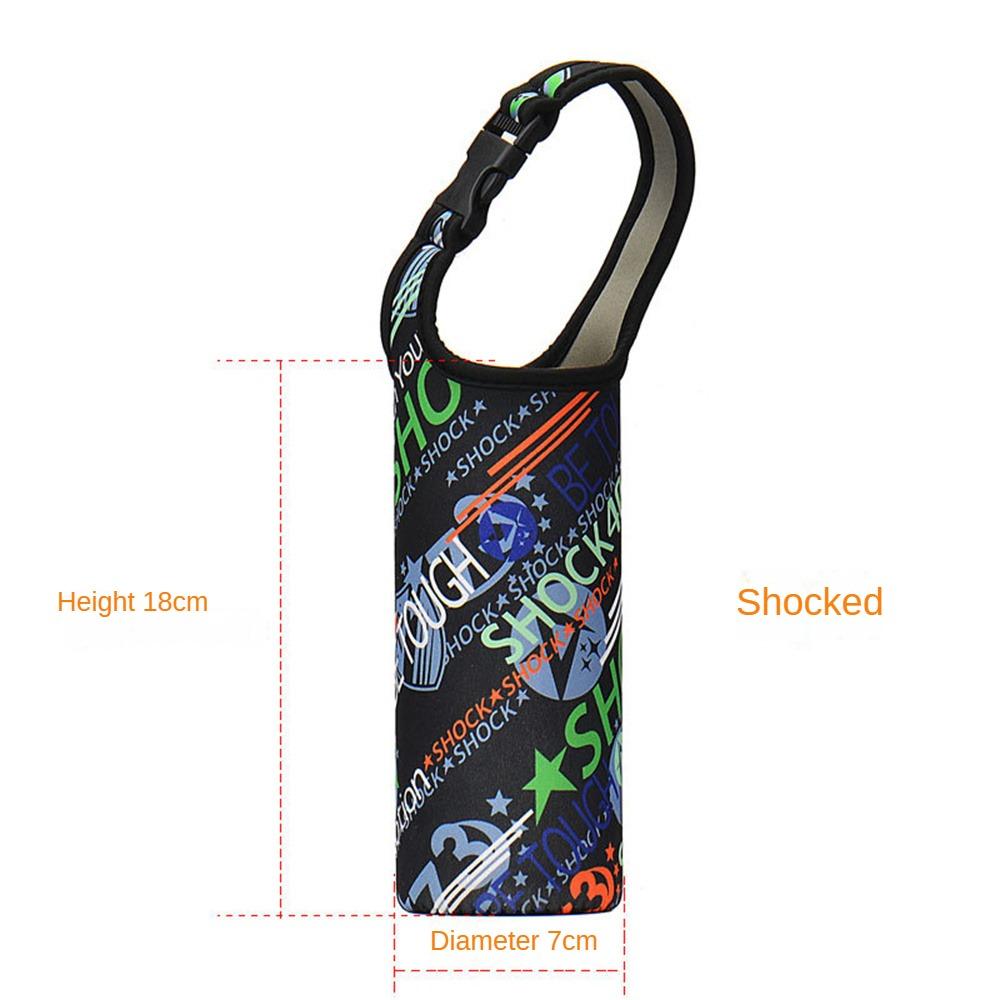 Urijk Water Bottle Case Sleeve Sports Insulation Water Bottle Covers Pouch With Strap Portable Cellphone Holder Bottle Bag