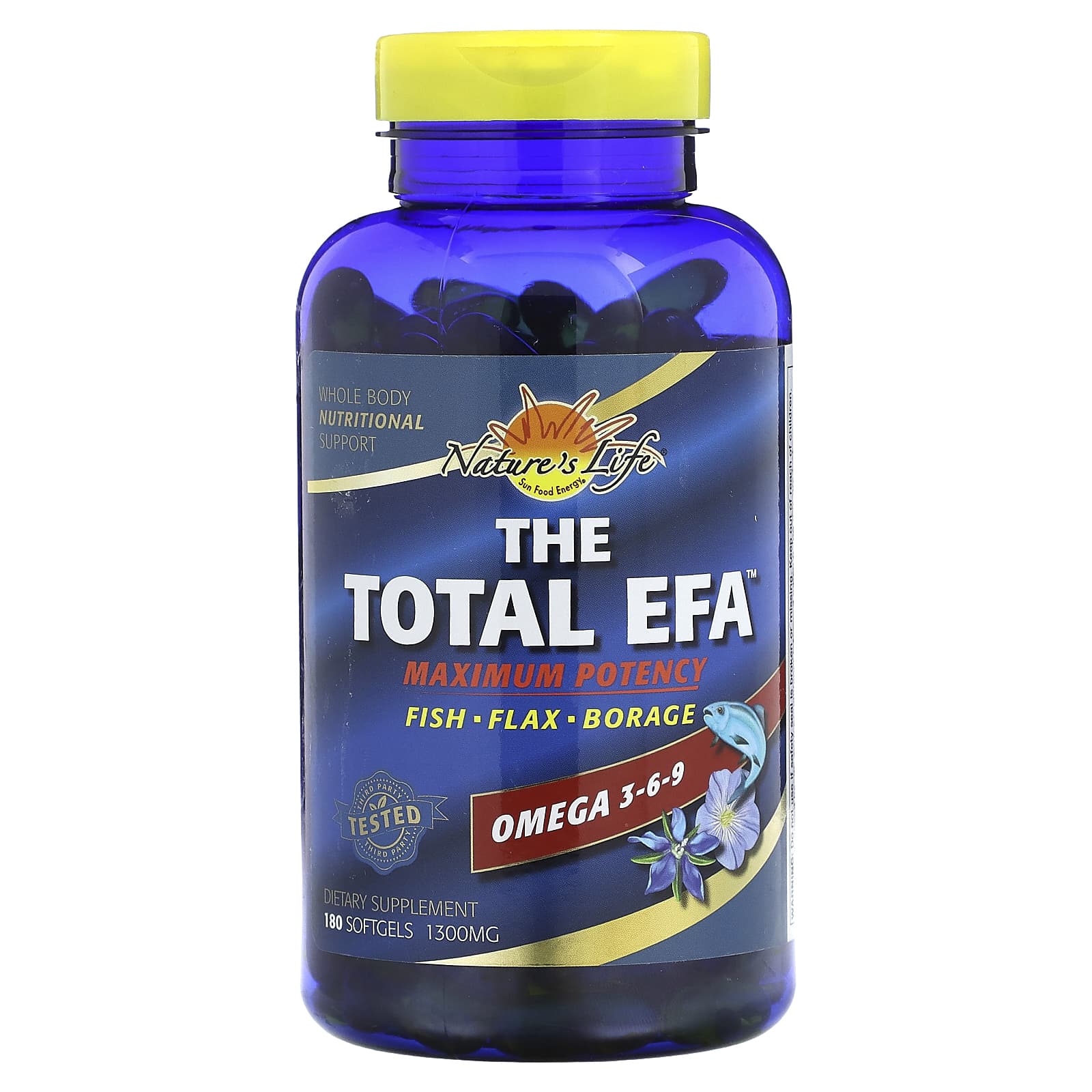 

Nature S Life, Total Efa, Maximum Potency, 180 Softgels