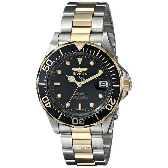Invicta Pro Diver Automatic Black Dial 8927 Мужские часы чёрный