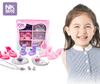 Pretend Play Jewelry Toys Princess Accessories Set For Toddler Girls Dress Up Shoes Toys Crown Necklace Ring  Makeup Toy