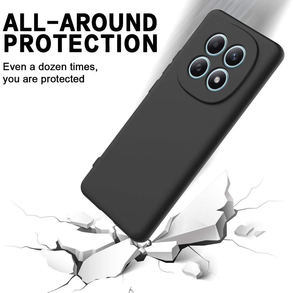 For Xiaomi Redmi Note 15 4G (Global) Liquid Silicone Case Phone Back Cover with Hand Strap
