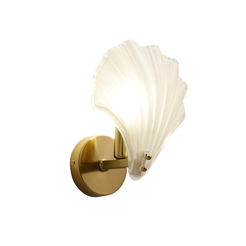 Elegant Shell Wall Lamp for Living Room, Bedroom, Hotel, and Corridor Décor