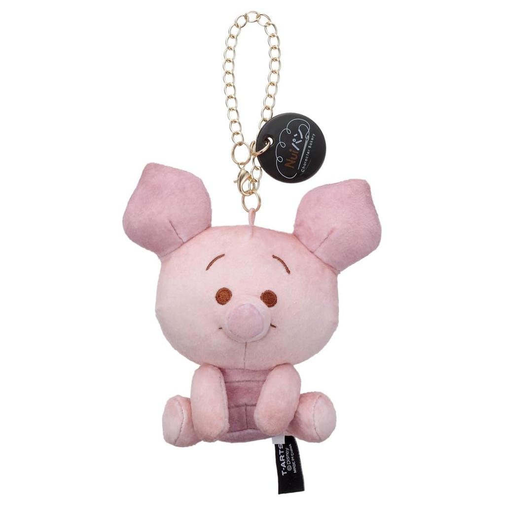 Takara Tomy Arts Disney Character Nui Pan Chain Strap Mascot Character Pan Piglet Plush Approximately 12cm Tall (Sitting) Toy,