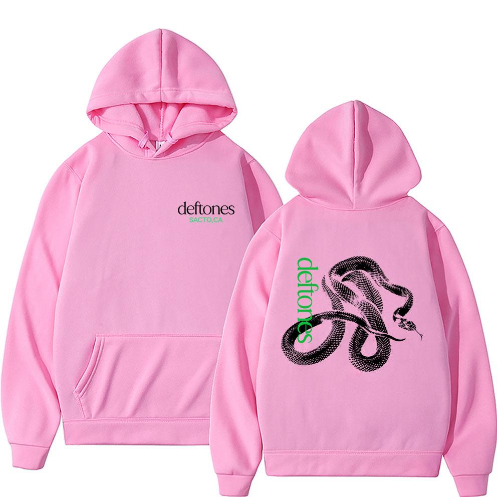 Limited Rock Band Deftones Private Music Snake Graphic Hoodie Men Women Fashion Oversized Sweatshirt Male Vintage Hoodies