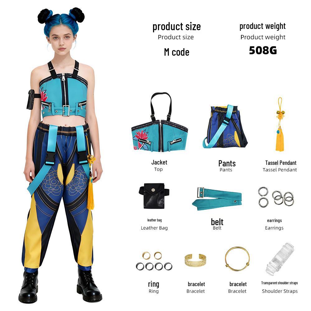 K-POP Demon Hunter Girl Group Cosplay Costume - Lumi, Mila & Zoe Inspired Outfit