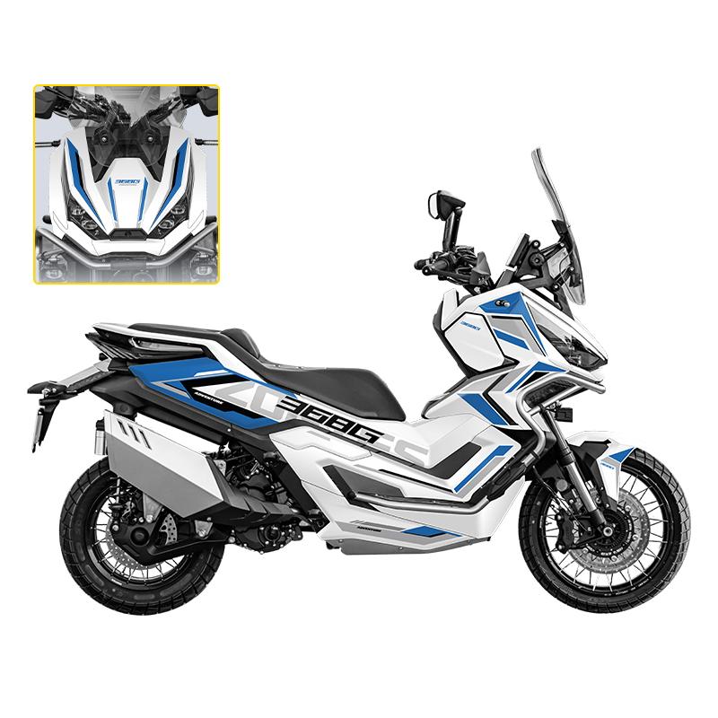 For ZONTES 368G Motorcyle Pattern Fairing Stickers Kits Pasted On Body Paint Parts Area Accessories Decoration Stickers