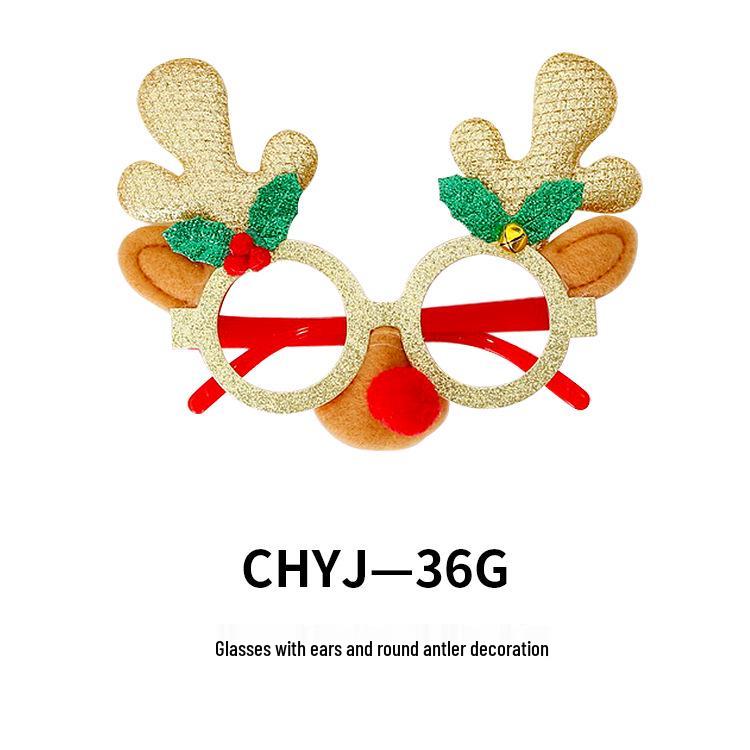 Festive Christmas Eyeglass Frames for Adults & Kids - Creative Holiday Party Accessories & Gifts