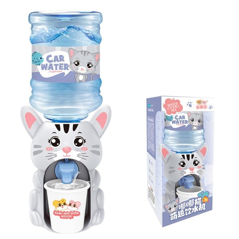 ADM Toy Drinking Fountain Miniature Electric Water Dispenser  Educational Play House Pretend Gifts for Girls Boys Toddlers Kids Dol