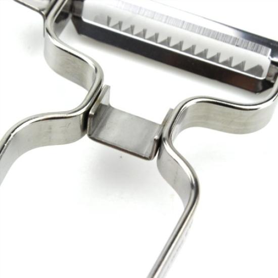 PEARL METAL Easy Wash Stainless Steel Julienne Peeler In [Made Japan] C-8647