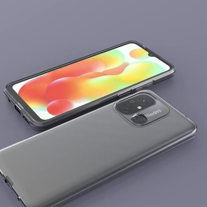 Coque pour Xiaomi Redmi 12C - 11A avec 2 Verres Trempés - Coque Silicone Antichoc Souple Transparent