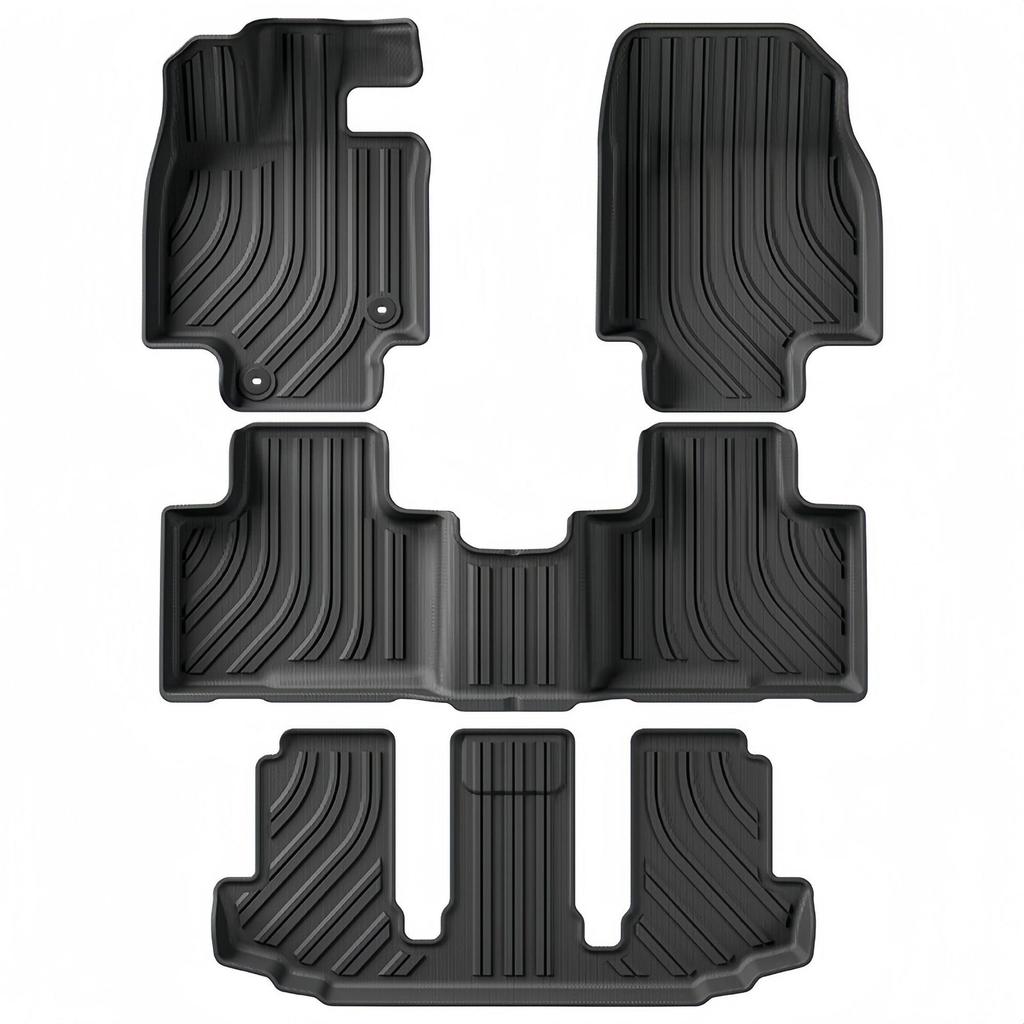 Highlander 2023 Hybrid TPE Floor and Trunk Mats