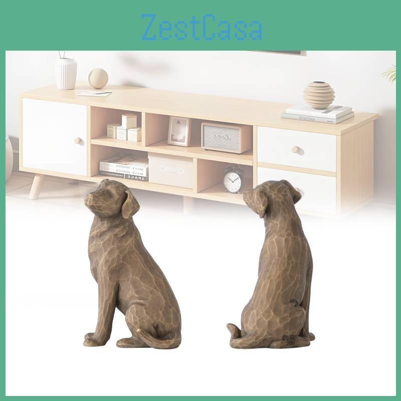 Tree Willow Love My Dog Dark Figurine Resin Multi Colour Desktop Toy Ornament