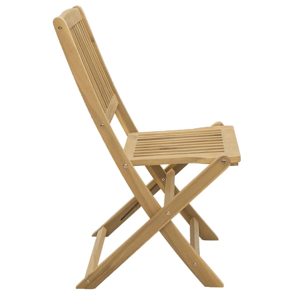 Garden Chairs 2 pcs Foldable 44 x 50 x 88 cm Solid Acacia Wood