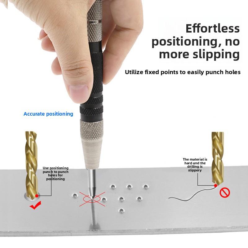 Automatische veerbelaste centerpons locator glasbreker raambreker pons pons centreerpons gereedschap