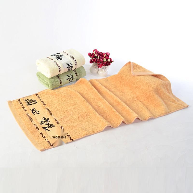Custom Logo Lint-Free Bamboo Fiber Jacquard Washcloth - Soft, Absorbent, Embroidered Towel
