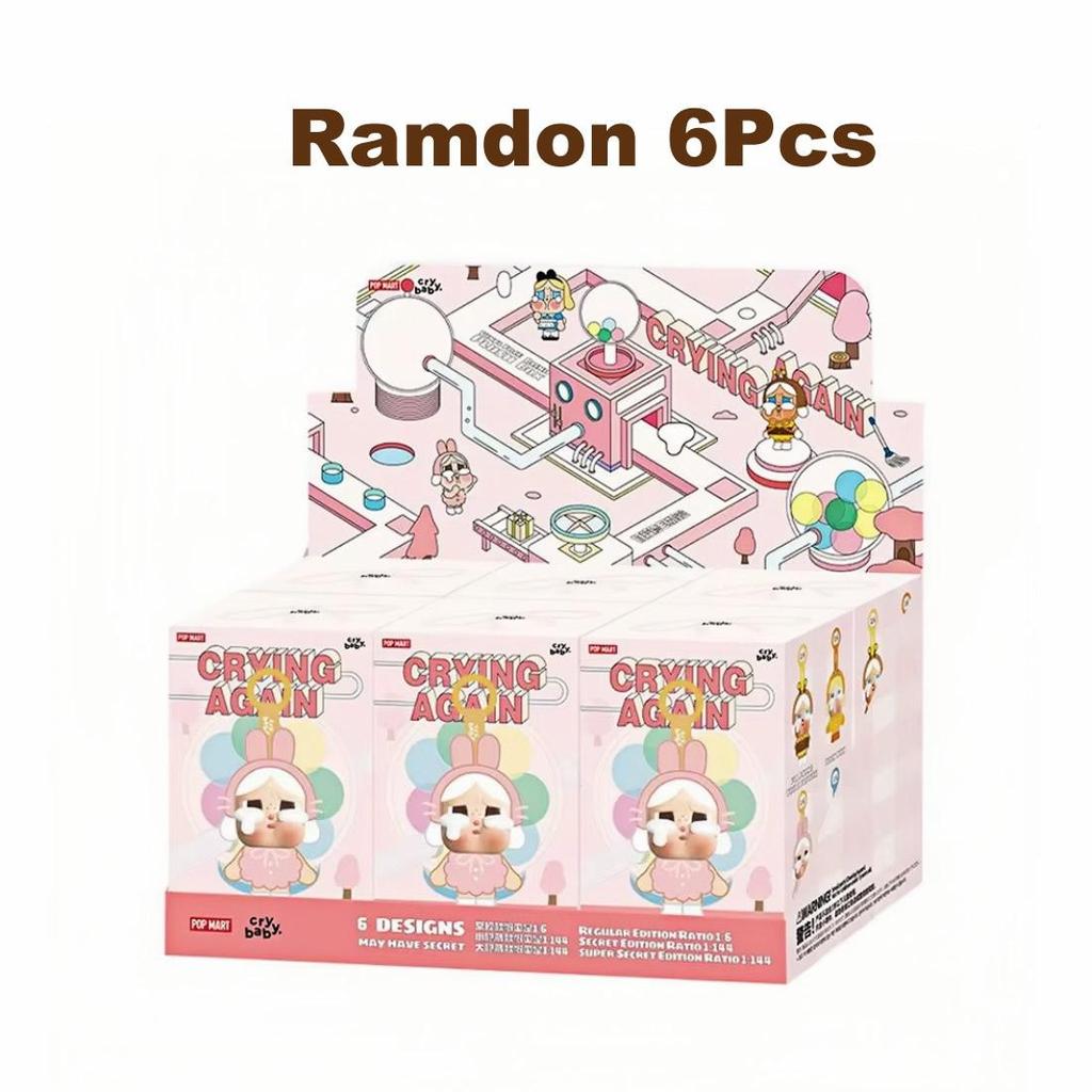 Crybaby Crying Again Series Blind Box Vinyl Face Doll Keychains Pendant Decoration Mystery Bag Plush Toy Birthday Gift