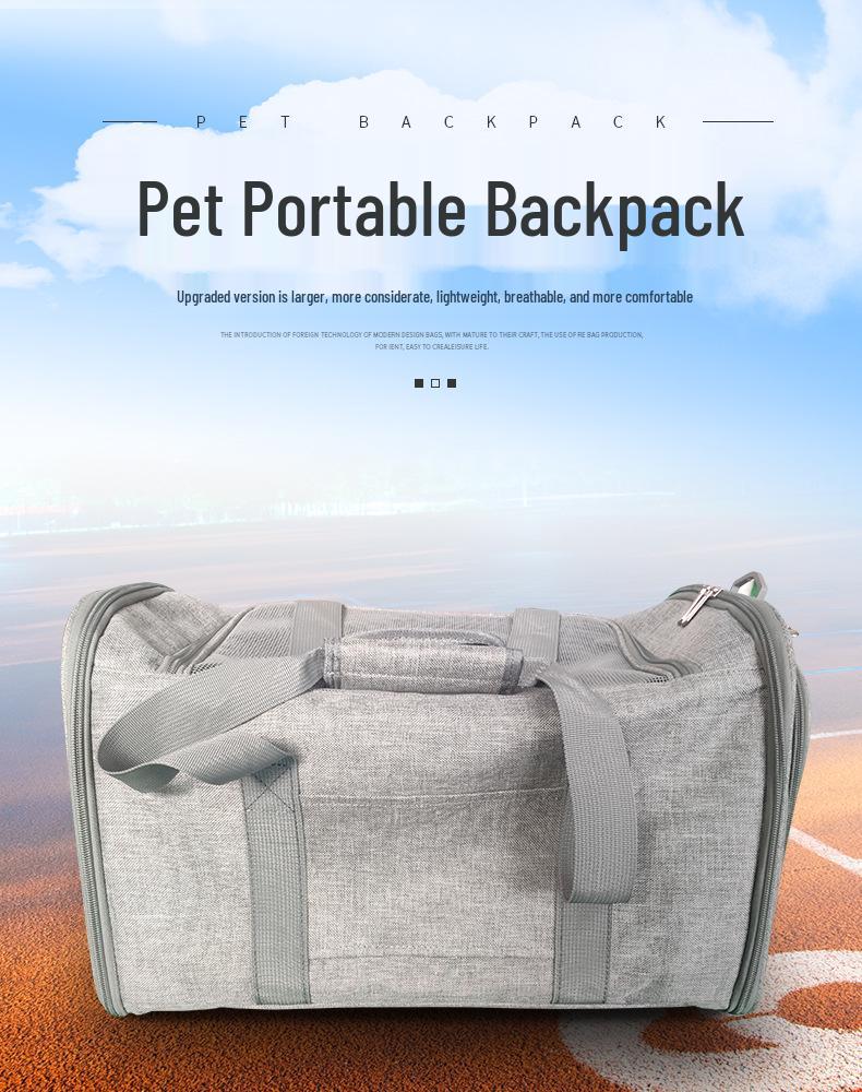 Foldable Breathable Portable Pet Backpack for Cats and Dogs