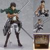 Attack On Titan Collectible Pvc Action Figure Collection - Eren Jaeger 207 Mikasa Ackerman 203 Levi Ackerman 213 - Anime Toy Model Present