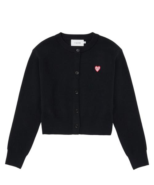 Thematee Mati Soft Breeze Crop Cardigan (Wf) - Black