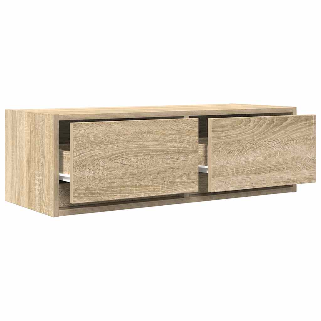 TV Cabinets (2 pcs) Sonoma Oak 80 x 31 x 25.5 cm Particleboard