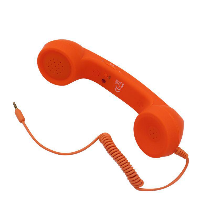 Retro Anti-Radiation Mobile Handset for Pregnant Women: Fashionable and Cool Phone Microphone