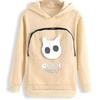 Sweatshirt Cat Lovers Hoodie Kangaroo Dog Pet Paw Pullovers Cuddle Pouch Sweatshirt Pocket Animal Ear Hooded -ych