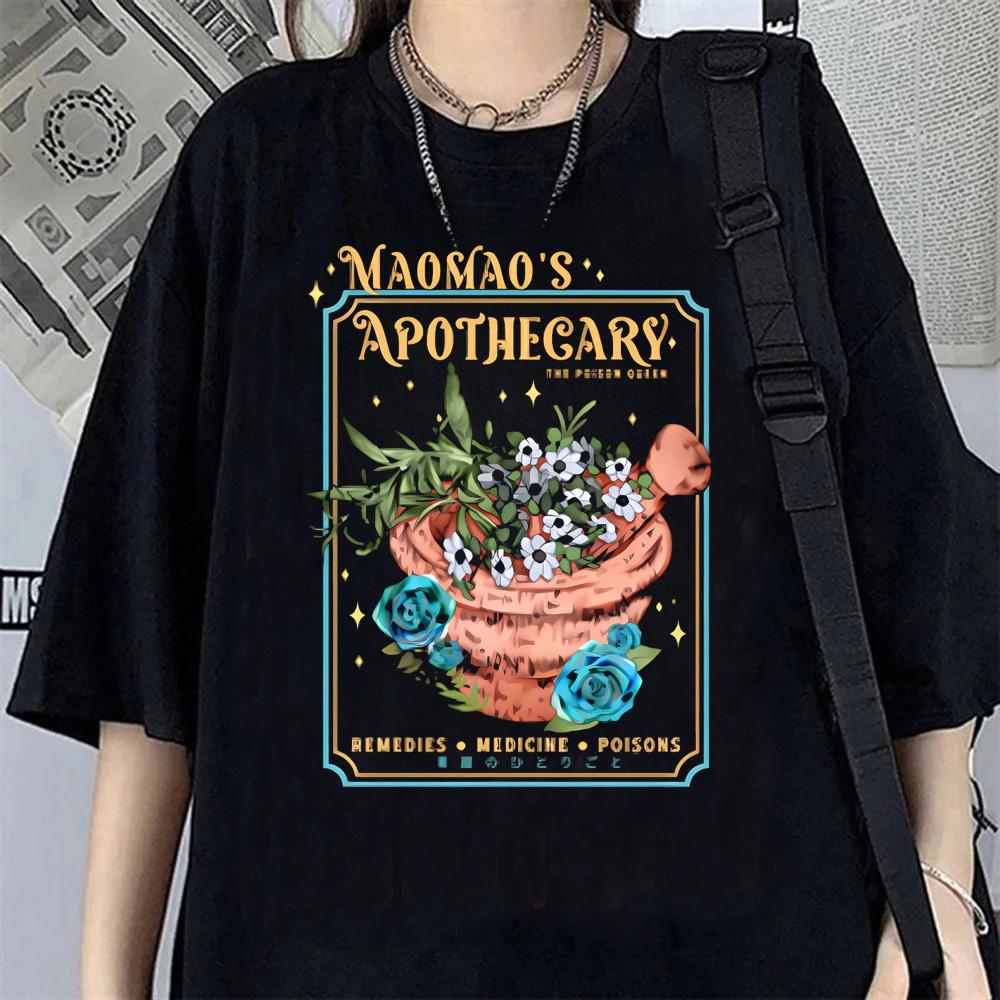 Apothecary Diaries T Shirt Women Vintage Top Tees Classic Pastel Punk Grunge Anime Kawaii Tshirt