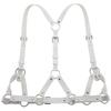 Cool Punk Slim Fit Adjustment Bondage Versatile Waist Suspender Performance Jindian Circle Double Buckle Strap Shoulder Strap