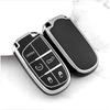 2/3/5 Buttons Silver Edge For Jeep Grand Cherokee Renegade Chrysler 300 Dodge RAM Challenger Journey Car Remote Key Case Cover Accessories