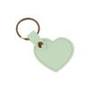 Simple Leather Heart Keyring Fashion Colorful Pendant Classic Heart Shape Keychain  Kids