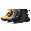 Men's Safety Shoes Steel Toe Soft Soled Safety Breatheable Men's Boots Puncture Resistant Wear-resistant Lightweight Work Shoes