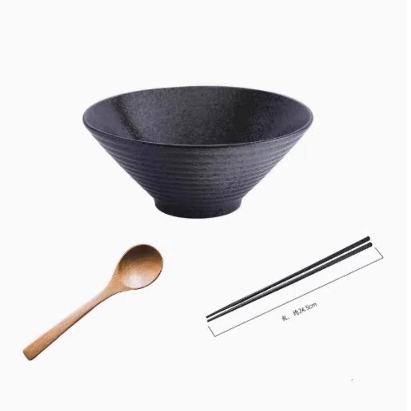 Japanese Ceramic Ramen Bowl – Creative Soup Bowl for Home or Restaurant Use