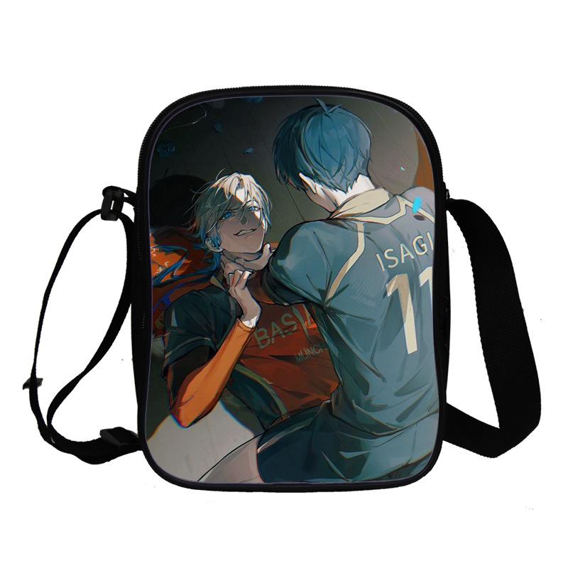 Neue Blaue Gefängnis Animation Peripherie 3D Vollfarbdruck Tragbare Umhängetasche Teenager Crossbody Tasche