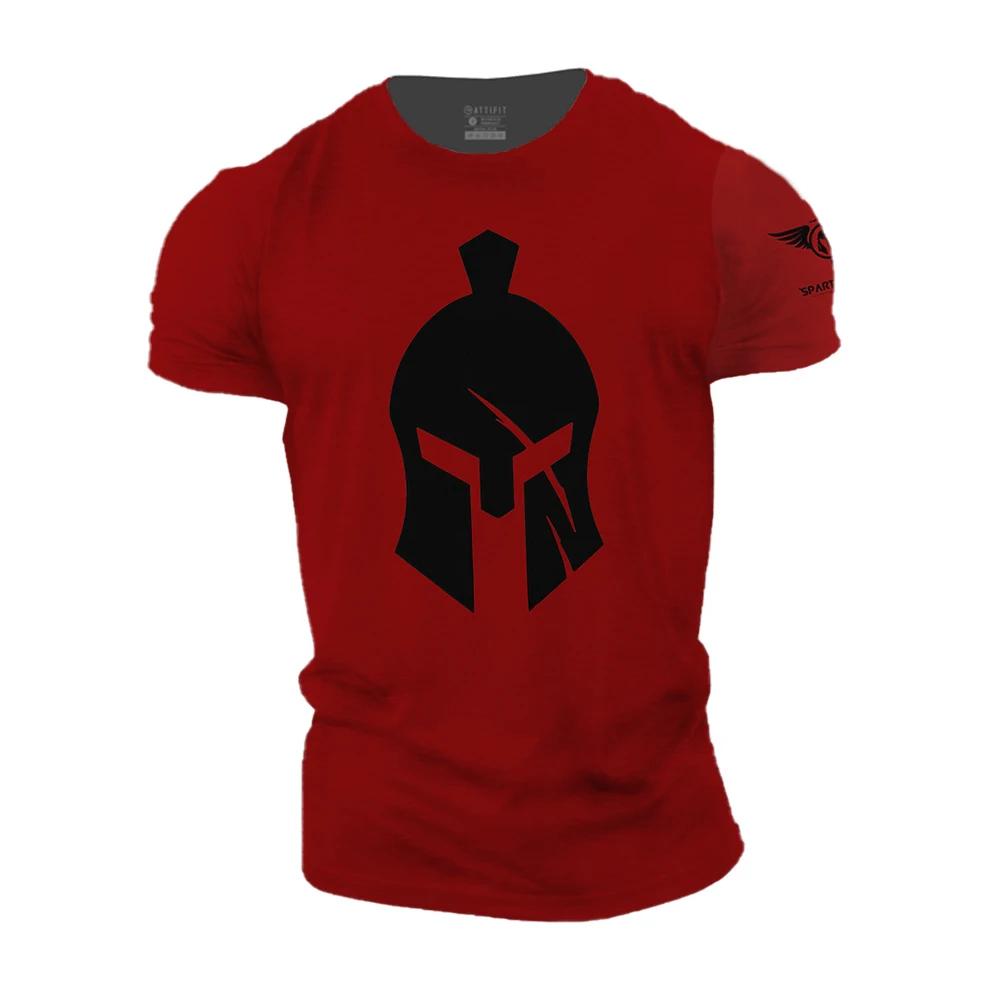 Summer Round Neck 3D Print T-shirts Fitness Sports Tops Fashionable Casual Short Sleeved Men's T-shirts