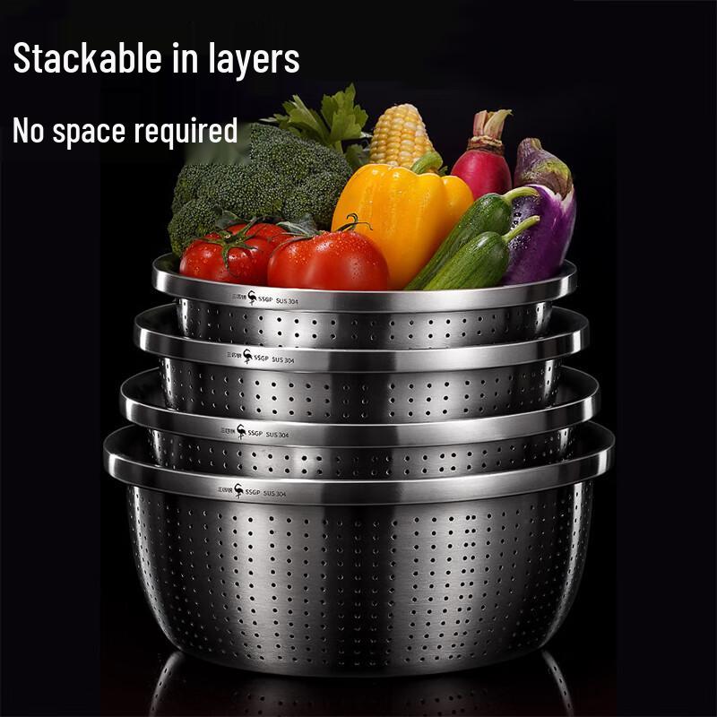 304 Stainless Steel Kitchen Basin Set