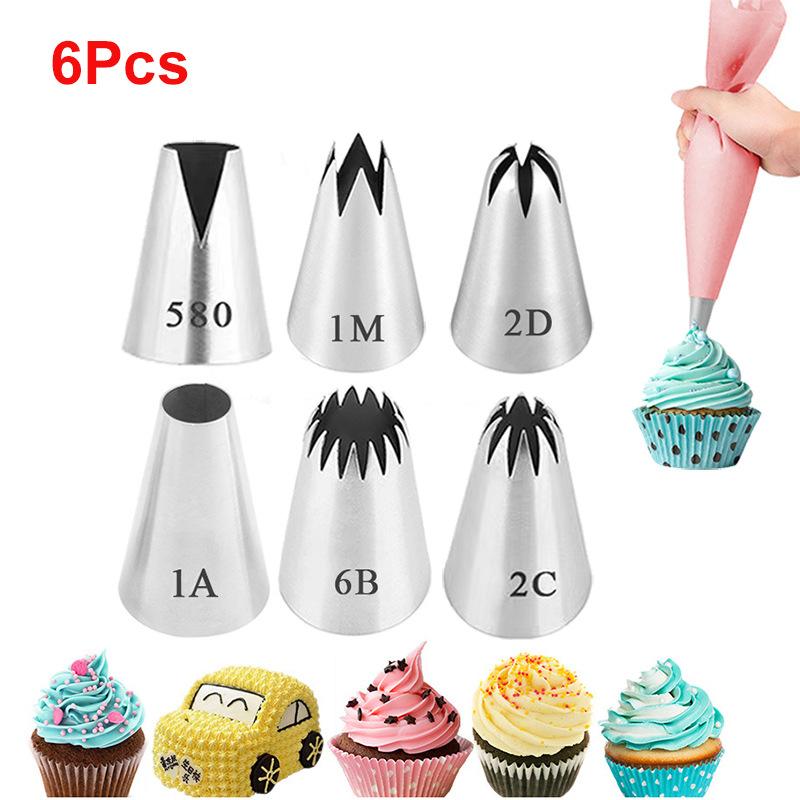 

1 шт. насадки для выпечки в виде роз, инструменты для украшения торта, насадки для украшения глазурью, насадки для крема, аксессуары для выпечки кексов #1M 2D 336