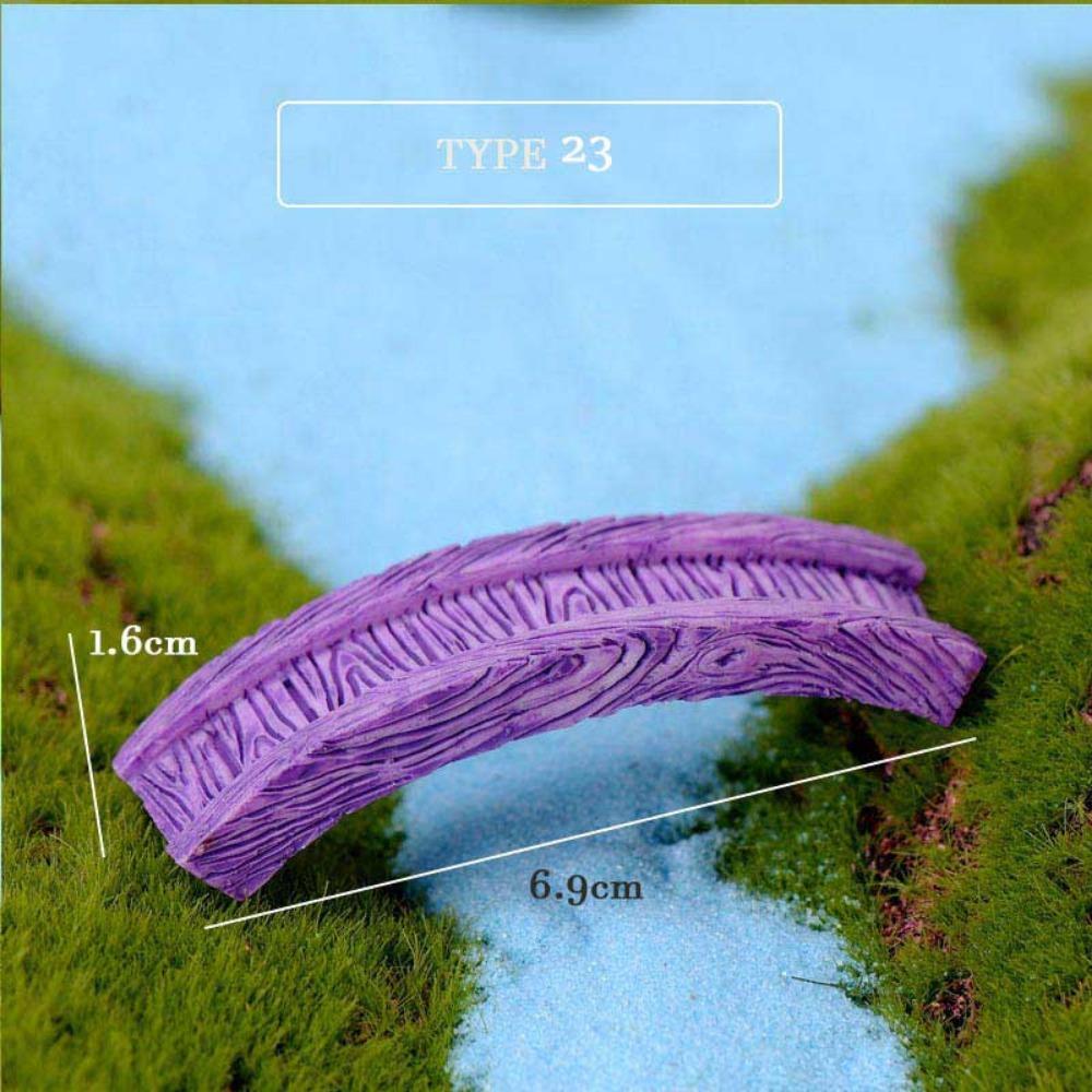 Antique Bridge Model Resin Fairy Garden Miniature/Terrarium Ornaments Figurines Dollhouse DIY Accessories Vintage Decoration