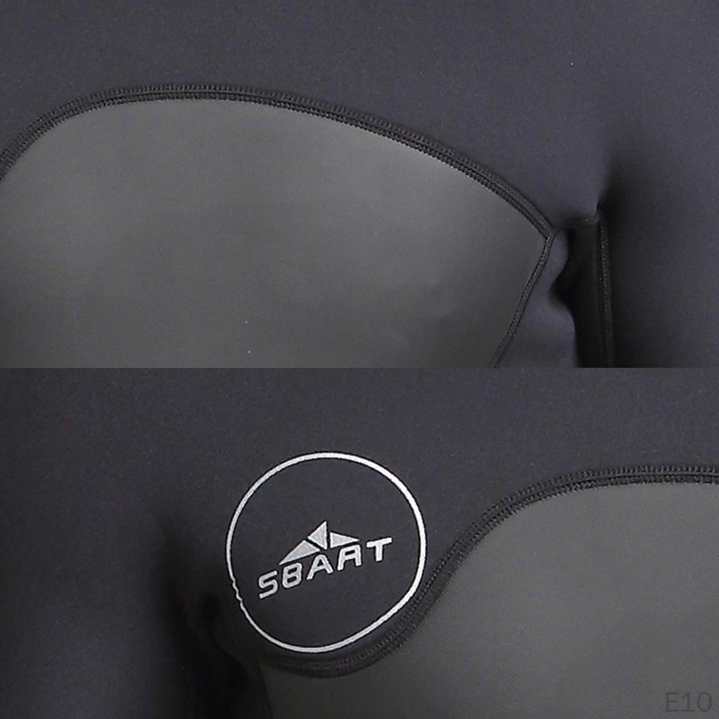 2mm Mens Neoprene Wetsuit, Adult Wetsuits for Scuba Diving Swimming Short Sleeve Zipper Closure