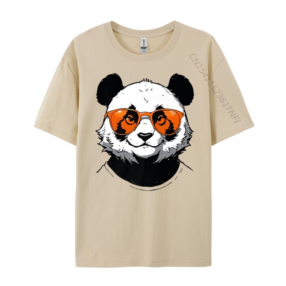 Cool Panda Face Wearing Sunglasses Panda Unisex Unisexs Graphic Tshirts New Year Classic