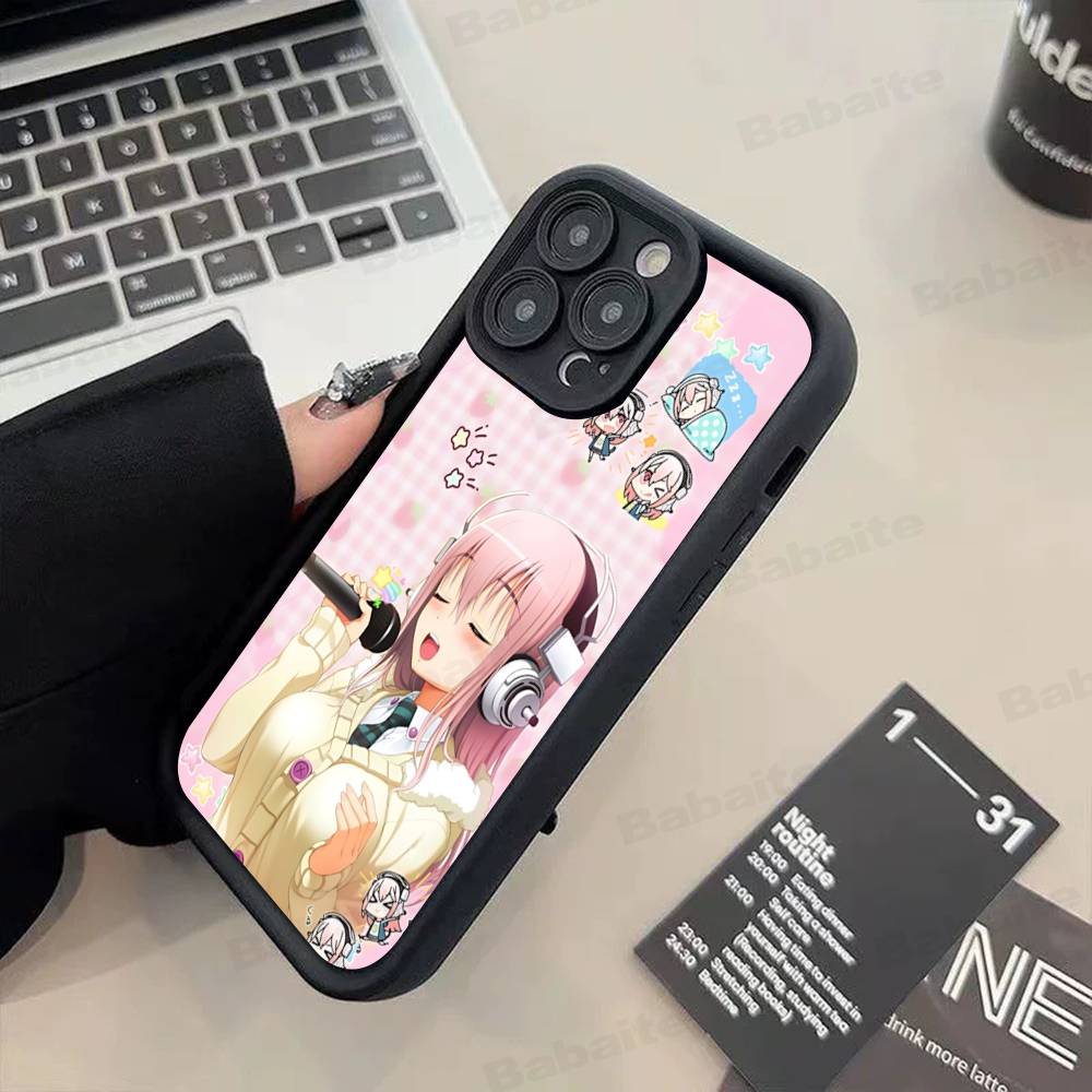 

Classic Virtual Singer Super S-Sonico Phone Case For IPhone 11 12 13 16 15 17 14 Pro Max Soft Funda Silicone Cover iPhone 13 pro