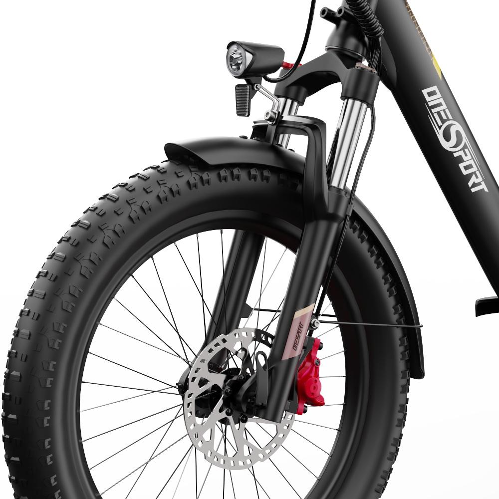 ONESPORT OT30 PRO Stadtelektroräder 1*7 Gänge 500W Motor 48V 18Ah 20*3.0 Zoll Reifen