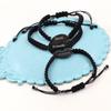 3-Piece Multicolor Puzzle Heart Best Friends Bangle Set, Titanium Steel Engraved